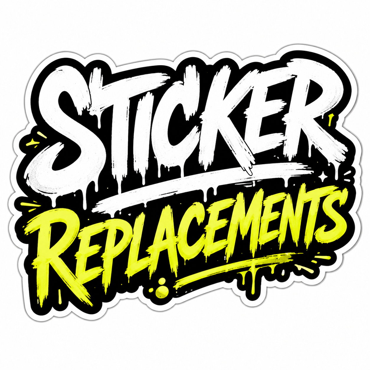 Replacement sticker 2 pack